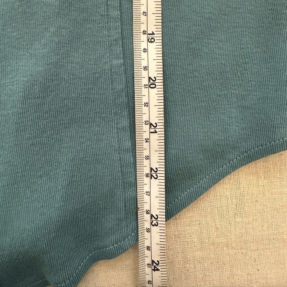 Rafaella Teal Button-Down 100 Percent Cotton Shirt Size Small - Picture 9 of 11